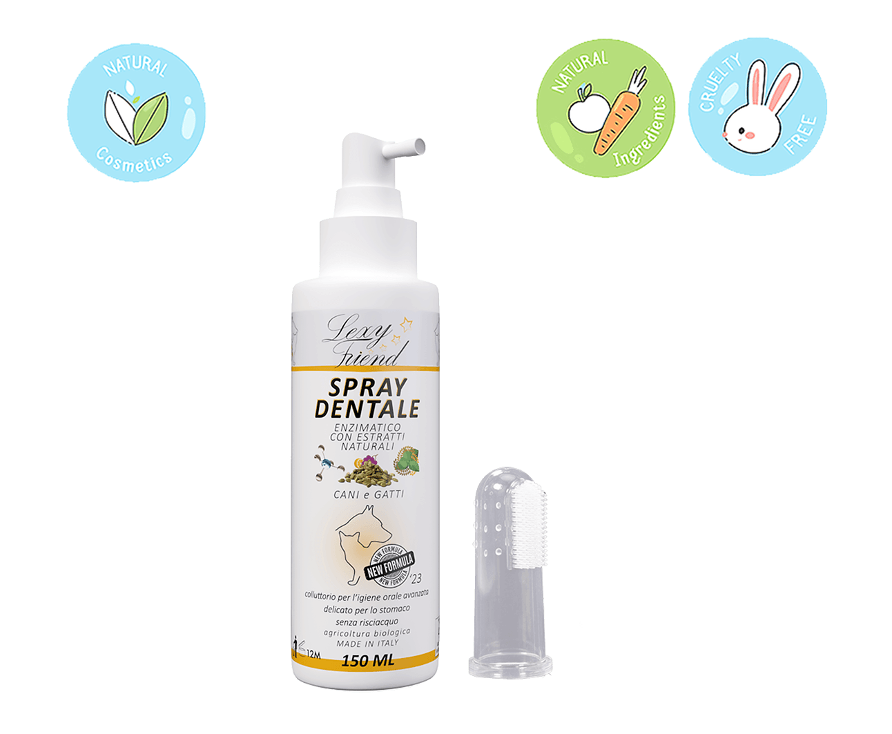 Dentifricio Colluttorio Spray Cane Gatto